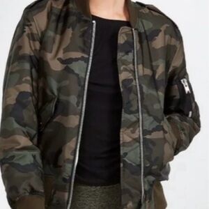 SAM. Women's Camouflage Bomber Jacket